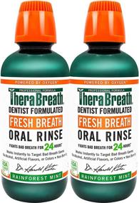 img 4 attached to 🌿✨ TheraBreath 24-Hour Oral Rinse, Dentist Formulated, Rainforest Mint Flavor, 16 Ounce (Pack of 2)