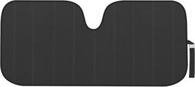img 4 attached to 🌞 Jumbo Accordion Folding Sunshade for Car Truck SUV - Motor Trend Front Windshield Sun Visor Protector - Blocks UV Rays - Keep Vehicle Cool - 66 x 27 Inch
