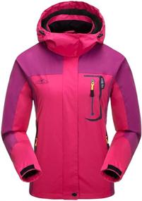 img 4 attached to JOGERBRO Womens Waterproof Outdoor Windbreaker Women's Clothing for Coats, Jackets & Vests