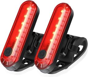 img 4 attached to 🚴 Victagen USB Rechargeable LED Bike Tail Light 2 Pack: Stay Safe with Powerful Lithium Battery, Versatile Cycling Rear Light for Bikes and Helmets