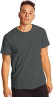 👕 hanes x temp performance t shirt charcoal men's clothing shirts: ultimate comfort and style logo