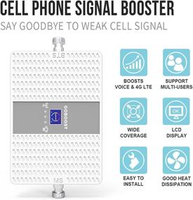 img 3 attached to Goboost Dual Band Cell Phone Signal Booster - Improve 2G 3G 4G LTE 📶 Signal in Home & Office - FCC Approved, Supports AT&T, Verizon, Straight Talk & More