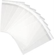 🛍️ hugestore 100-piece 11x14 inch clear resealable cellophane bags - ideal for bakery, candle, soap, and cookie packaging logo