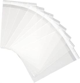 img 1 attached to 🛍️ HugeStore 100-Piece 11x14 inch Clear Resealable Cellophane Bags - Ideal for Bakery, Candle, Soap, and Cookie Packaging