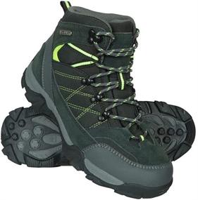 img 4 attached to 👞 Outdoor Waterproof Boots for Boys - Mountain Warehouse Kids' Shoes