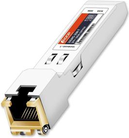 img 4 attached to SFP+ to RJ45 Copper Module - High-Speed 10GBase-T Plus Transceiver for Cisco SFP-10G-T-S, Ubiquiti, Netgear, Supermicro, QNAP, Broadcom, MikroTik S+RJ10, Avago - Up to 30m Reach