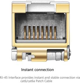 img 3 attached to SFP+ to RJ45 Copper Module - High-Speed 10GBase-T Plus Transceiver for Cisco SFP-10G-T-S, Ubiquiti, Netgear, Supermicro, QNAP, Broadcom, MikroTik S+RJ10, Avago - Up to 30m Reach