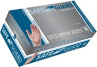 large 500 count safeguard polyethylene foodservice gloves logo