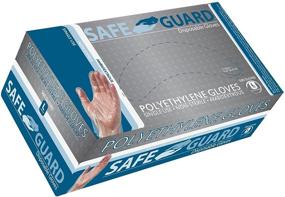 img 1 attached to Large 500 Count SAFEGUARD Polyethylene Foodservice Gloves