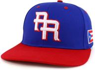 trendy apparel shop pr 3d embroidered flatbill snapback cap with puerto rico flag: embrace style and patriotism! logo