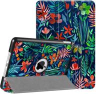 fintie slimshell case for ipad mini 5 2019 - lightweight smart stand protective cover with auto sleep/wake - jungle night design logo