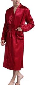 img 3 attached to Mobarta Lightweight Loungewear Sleepwear Nightwear Men's Clothing