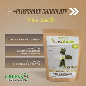 img 1 attached to Ultimate Greens+ PlusShake: Vanilla Whey Protein & Organic Green Superfood Blend - Grass Fed - 27g - 1.5 lb Bag