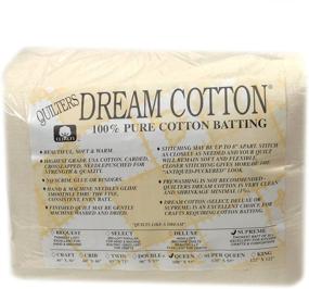 img 4 attached to 🛏️ Queen Size Quilter's Dream Natural Cotton Supreme Batting - 108" x 93