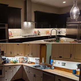 img 3 attached to 🔆 Litever Kitchen Under Cabinet LED Lighting Kit - Plug-in/Wired, Super Bright, 6PCS 12 Inches Light Bars, Daylight White, 31W 2000 Lumen - Ideal for Kitchen Cabinet Counter Shelf! (6 Bars Kit-5000K)