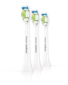 img 4 attached to 3-Pack of Genuine DiamondClean Replacement Toothbrush Heads by Philips Sonicare - White, HX6063/64