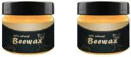 🪵 wood seasoning beewax - premium beeswax polish for furniture & timber, 2 pcs logo