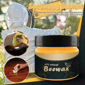 img 3 attached to 🪵 Wood Seasoning Beewax - Premium Beeswax Polish for Furniture & Timber, 2 PCs