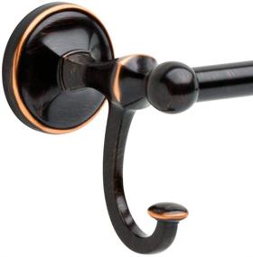 img 3 attached to 🛁 Delta Portman Towel Bar with Hooks in SpotShield Venetian Bronze: A Stylish, Functional Bathroom Essential with a Copper Reveal