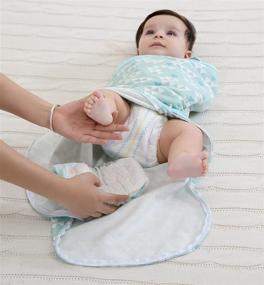 img 1 attached to 👶 Cozy Cotton Baby Sleeping Bag Swaddle Sack: Perfect for 6-12 Months