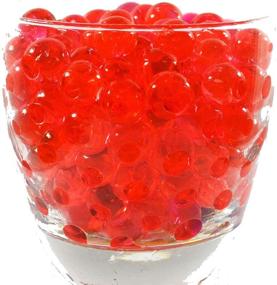 img 2 attached to 🔴 Vibrant True Red Polymer Water Beads - 8 oz. Creates 6 Gallons of Stunning Color