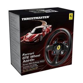 img 1 attached to Дополнение для рулевого колеса Thrustmaster Racing SIM Ferrari 458 Challenge (совместимо с PS5, PS4, Xbox Series X/S, One, PC) - универсальное использование