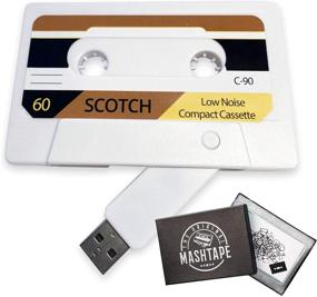 img 4 attached to 📼 The Original Mashtape – Retro Digital Cassette Design 4GB USB Flash Drive, Thumb Drive, Jump Drive for Awesome Mixtapes