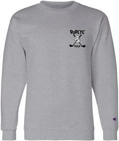 img 2 attached to Popeye Unisex Powerblend Pullover Sweatshirt