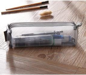 img 2 attached to 👝 Versatile and Stylish Kinhshion Mesh Pen Bag: Ideal Pencil Case, Makeup Organizer, Tool Storage Pouch, and Purse