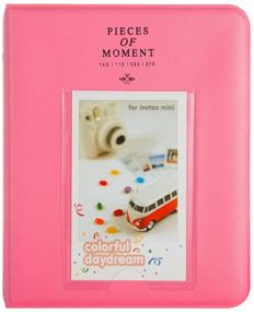 img 3 attached to CAIUL [Instax Mini 9 Photo Album] Compatible Pieces Of Moment Book Album For Films Of Fujiflm Instax Mini 7S 8 8+ 9 25 26 50S 70 90 (64 Photos