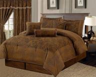 piece lavish oversize comforter bedding logo