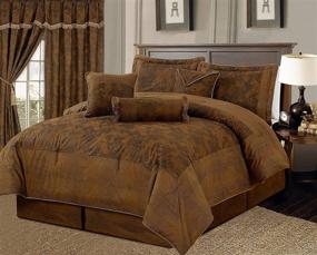 img 1 attached to Piece Lavish Oversize Comforter Bedding