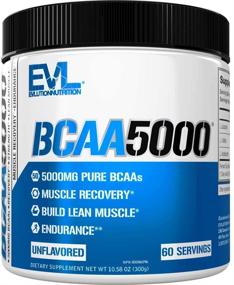 img 4 attached to 🏋️ Evlution Nutrition BCAA5000 Powder - 5g BCAAs for Peak Performance, Efficient Recovery, Extended Endurance, Muscle Growth, Ideal for Keto Diets, No Artificial Sweeteners, 60 Servings, Unflavored