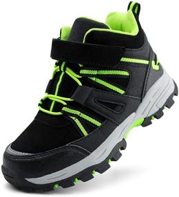 img 4 attached to 🥾 Brooman Youth Hiking Boots - Unisex Outdoor Adventure Shoes for Kids