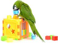alfie pet - brice educational training block toy: engage & educate your birds! logo