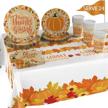 thanksgiving tablecloth disposable decoration dinnerware household supplies logo