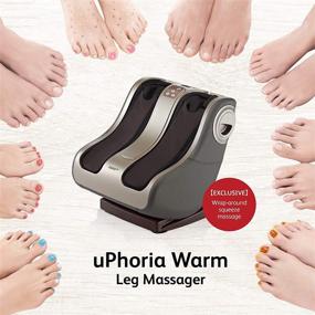 img 1 attached to OSIM uPhoria Warm: Ultimate 5-in-1 Deep-Tissue Shiatsu Foot & Calf Massager - Сильнейший массажер для улучшения кровообращения, снятия стресса и электрической массажной рефлексотерапии с терапией теплом.