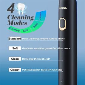 img 1 attached to 🦷 6 Modes Water Flosser and Electric Toothbrush Combo, Cordless Dental Oral Irrigator with 6 Jet Tips &amp; 4 Brush Heads, LCD Display &amp; DIY Mode, 300ML IPX7 Waterproof Teeth Cleaner for Braces Bridges Care