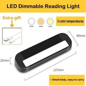 img 3 attached to 🔦 Versatile Touch Tap Light: Dimmable Book Light with 3 Color Temperatures for Reading, Closet, Cabinet, Makeup Mirror, Bedside & Study Lights