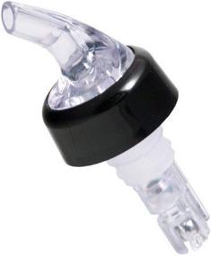 img 1 attached to 🍾 Co-Rect Clear Spout Measured Bottle Pourer (12-Pack), 1.25 oz, Black Collar - Precise and Efficient Beverage Pouring Solution