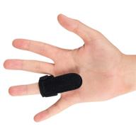 🖐️ ctr band trigger finger splint: comprehensive support brace for all fingers and thumb - straighten curved, bent, and locked hands - effective tendon lock release stabilizer knuckle wrap логотип