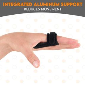 img 1 attached to 🖐️ CTR Band Trigger Finger Splint: Comprehensive Support Brace for All Fingers and Thumb - Straighten Curved, Bent, and Locked Hands - Effective Tendon Lock Release Stabilizer Knuckle Wrap