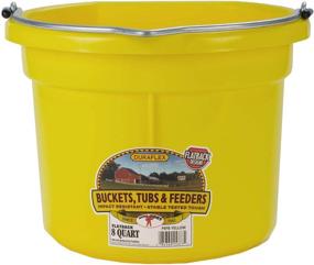 img 2 attached to 🪣 Little Giant P8Fb: Versatile Flat Back Plastic Bucket for Various Tasks