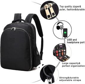 img 1 attached to 🎒 Ultimate Barber Backpack Bag: Premium Hairdressing Organizer with USB and Headphone Port for Clippers and Supplies