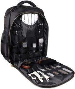 img 3 attached to 🎒 Ultimate Barber Backpack Bag: Premium Hairdressing Organizer with USB and Headphone Port for Clippers and Supplies