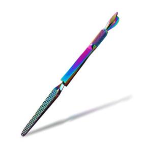 img 1 attached to 🔧 Magic Multi-Functional Manicure Pedicure C-curve Pinching Tool Cuticle Pusher Nail Art Pincher for Acrylic UV Gel Nails, NAT176 (Colorful) - 3-in-1 Nail Care Tool for Enhanced Results