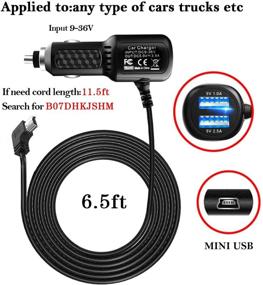 img 2 attached to Ultimate Dual Port Car Charger for Garmin Nuvi and Dashcam - Rapidly Charge Your Garmin GPS on the Go!