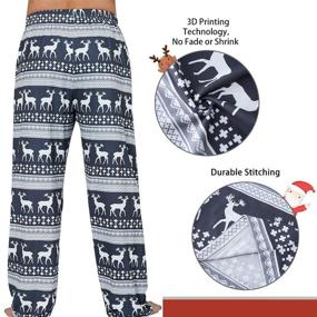 img 1 attached to 🎄 Festive & Vibrant: TUONROAD Men's Christmas Sleepwear - Revive Your Holiday Spirit!