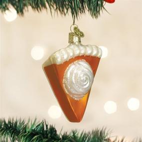 img 3 attached to Christmas Tree Décor: Old World Glass Blown Pumpkin Pie Ornaments (32019)