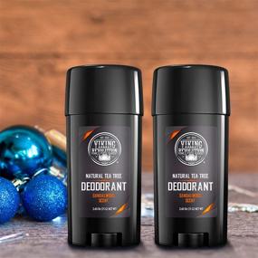 img 2 attached to 🧔 Viking Revolution - 2 Pack Natural Men's Deodorant: Paraben and Aluminum Free with Long-Lasting Odor Protection and Fresh Sandalwood Scent